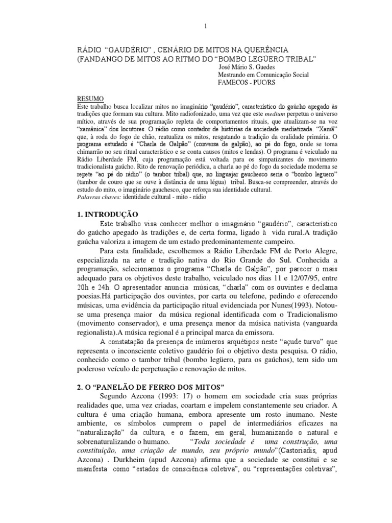 Conceito Parabola Linguistica, PDF, Arquétipo